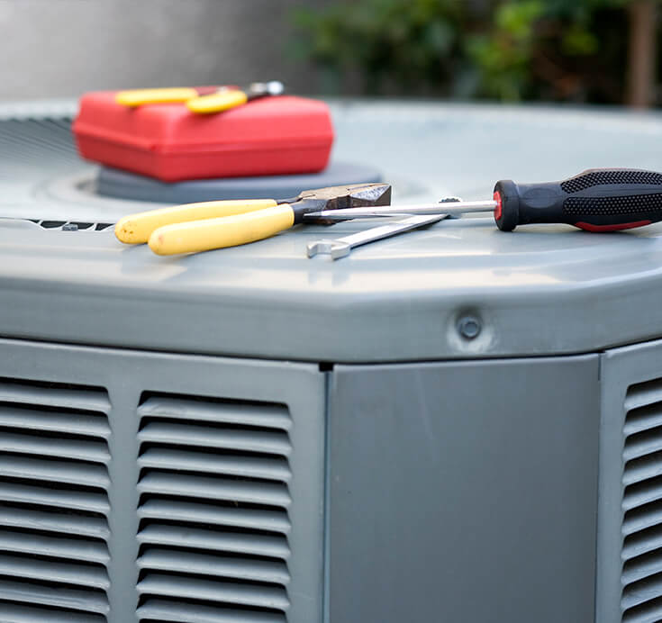 Central air conditioning system repair and maintenance in Racine County